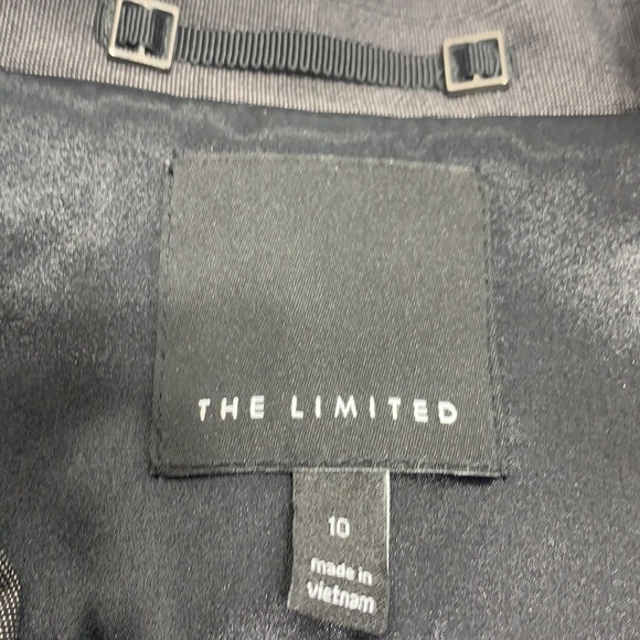 THE Limited Light Black Button Front Blazer Size 10 - Picture 4 of 5